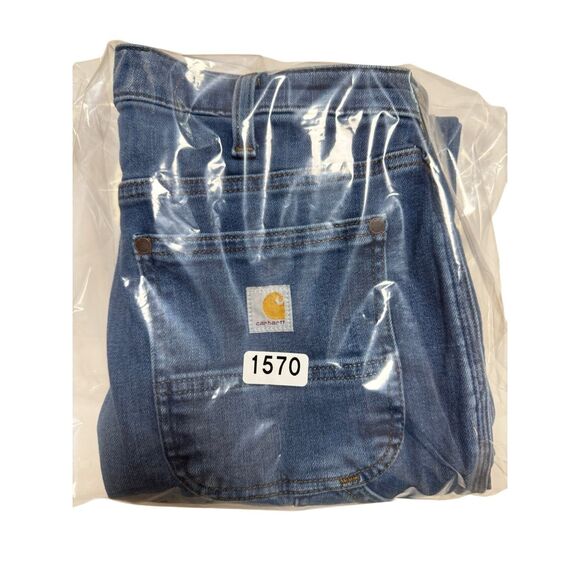 Carhartt Women's Relaxed Fit Double-Front Carpenter Jeans - Linden Size 6 - Picture 14 of 14